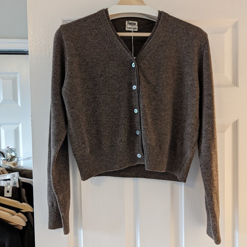 Korean Brand Lamagie Femme Cashmere Cardigan Size XS/S